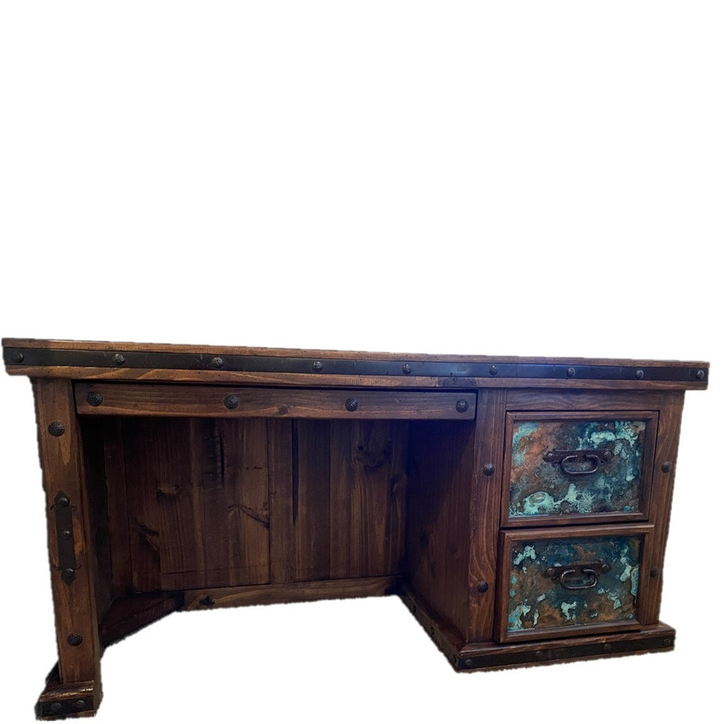 Del Mar Desk w/ Aqua Copper