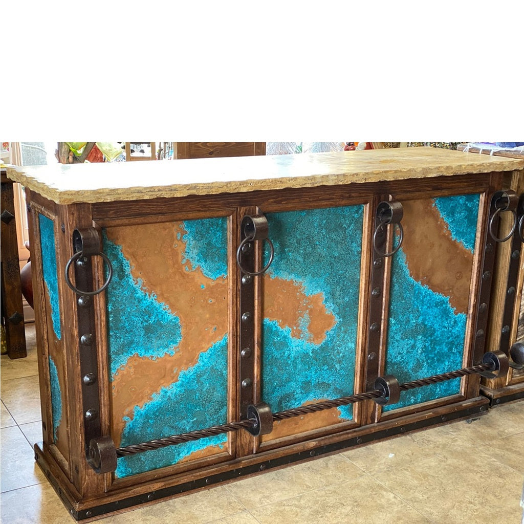 Del Mar Bar w/ Turquoise Copper