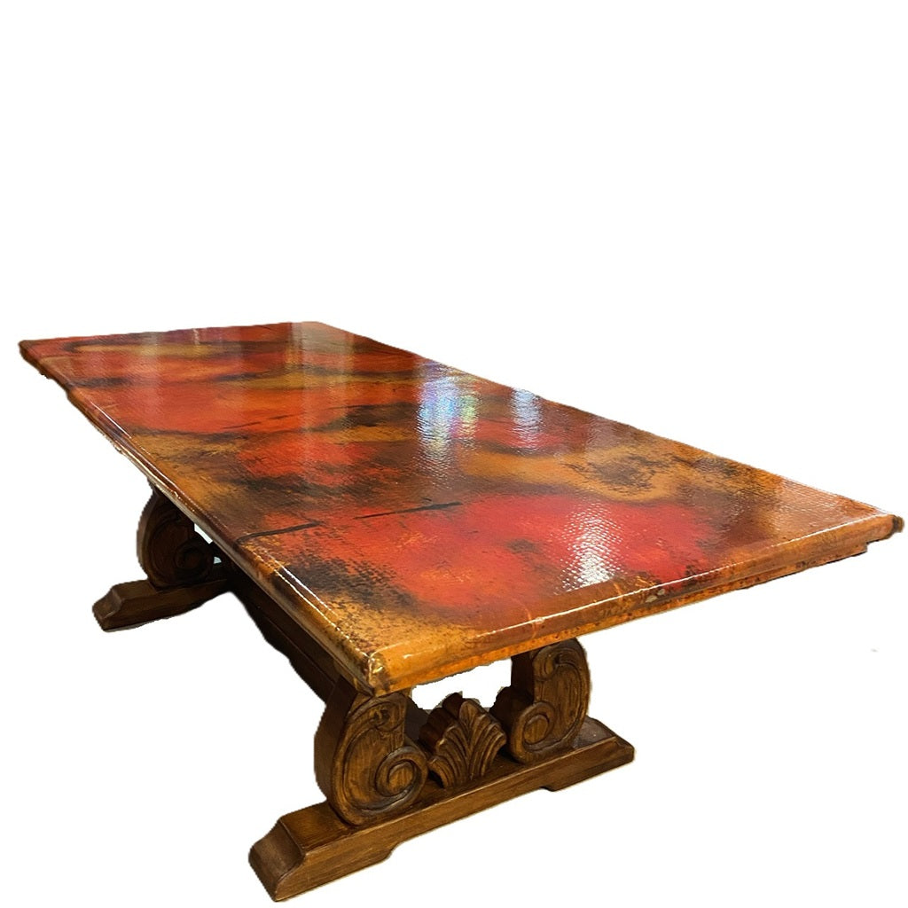 San Marcos Copper Top Table