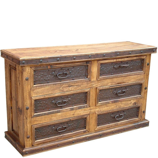SIx Drawer Dresser w/ Metal