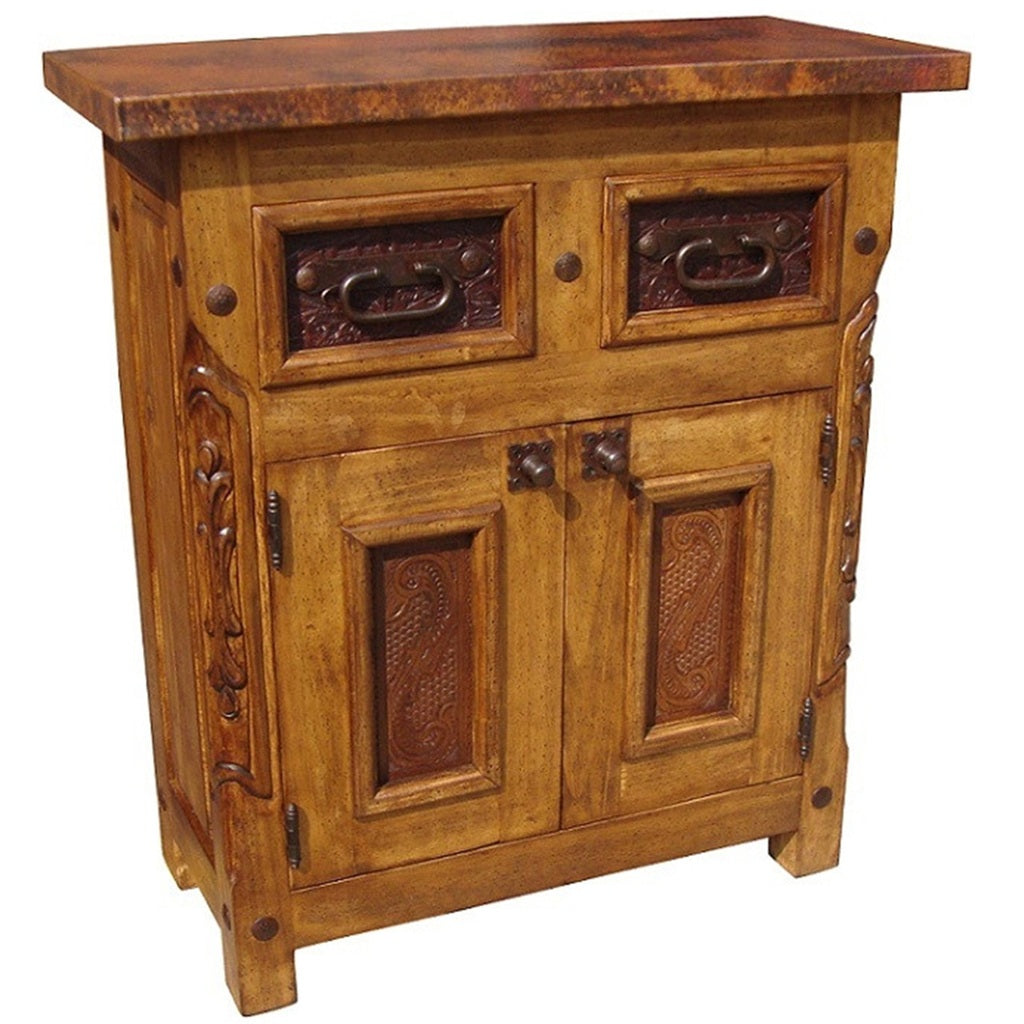 Sencillo Cabinet w/ Copper Top