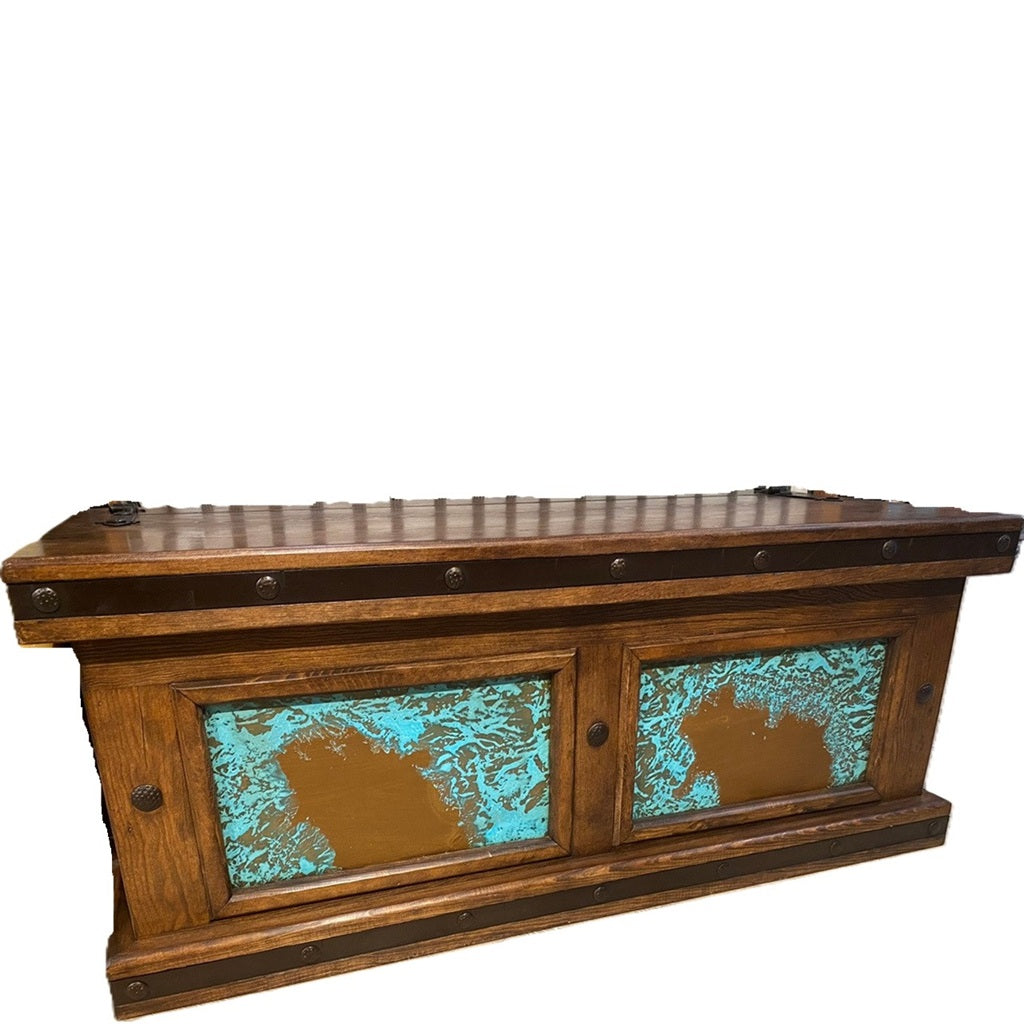 Hacienda 48'' Trunk w/ Turquoise Copper