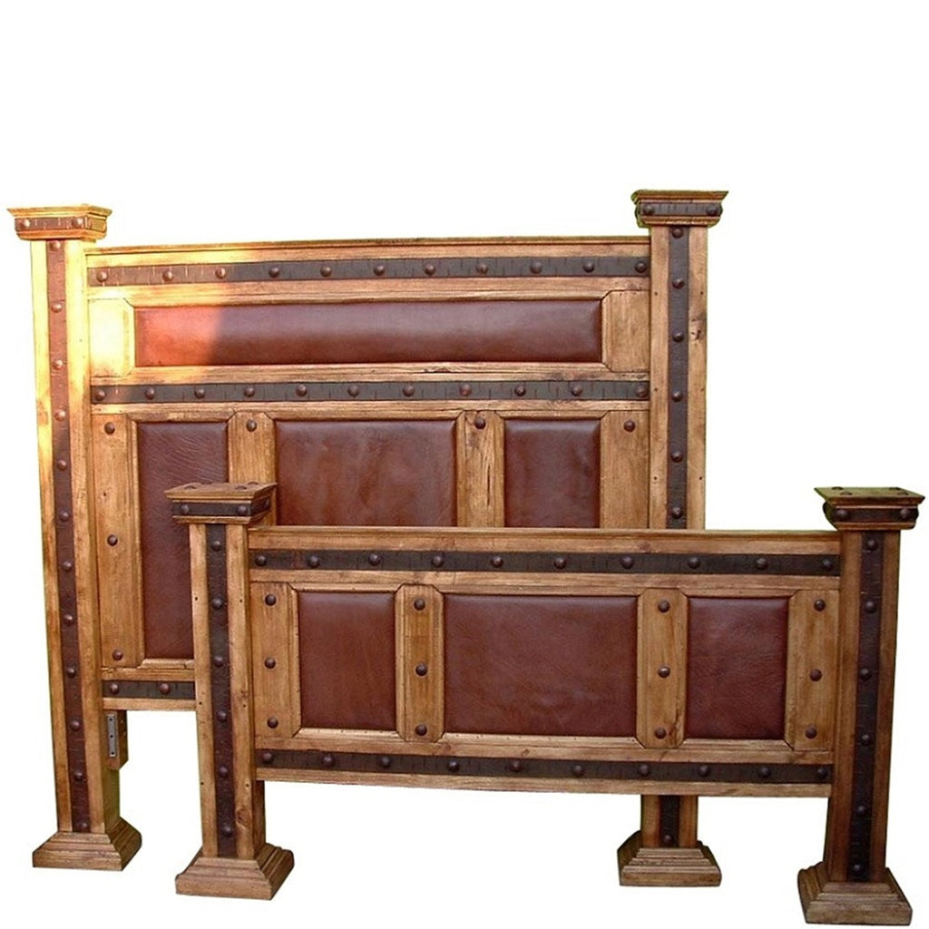 Tablero Bed w/ Leather