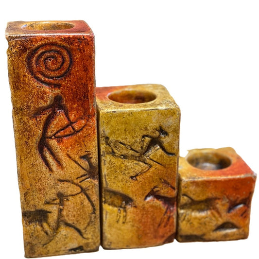 Rupestre Candle Holders