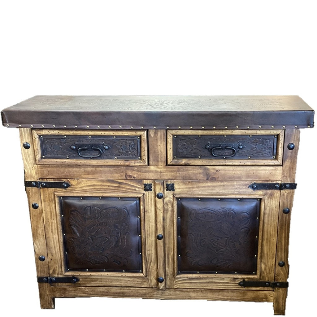 Las Palmas Buffet w/ Tooled Leather