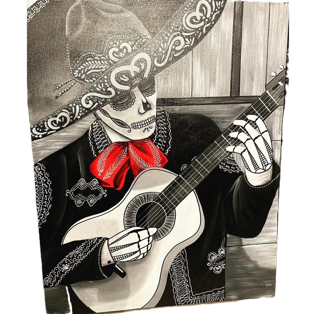 El Mariachi Oil on Canvas