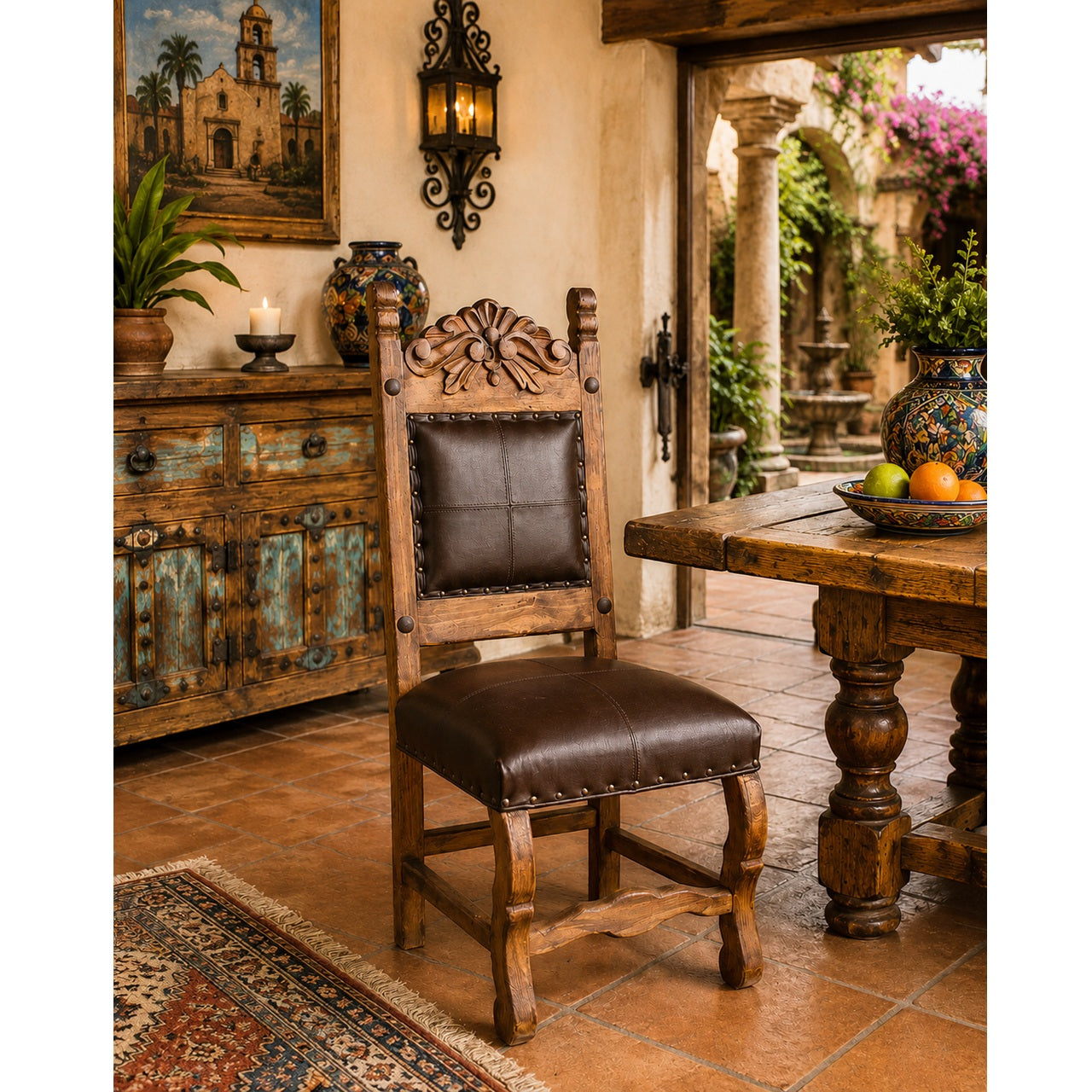 Hacienda Carved Chair