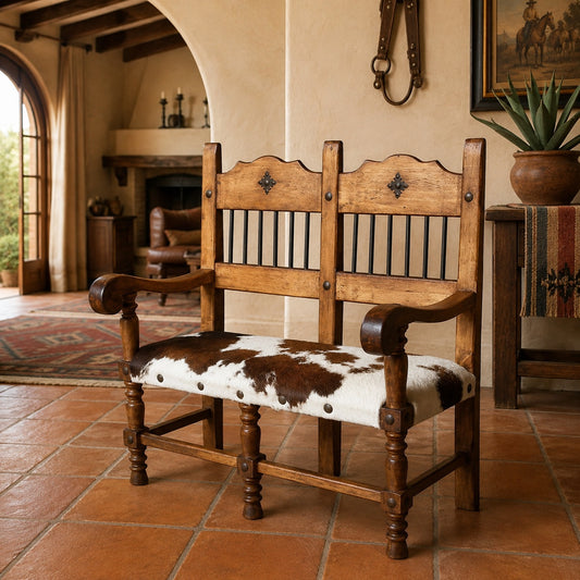 Torno Bench w/ Cowhide
