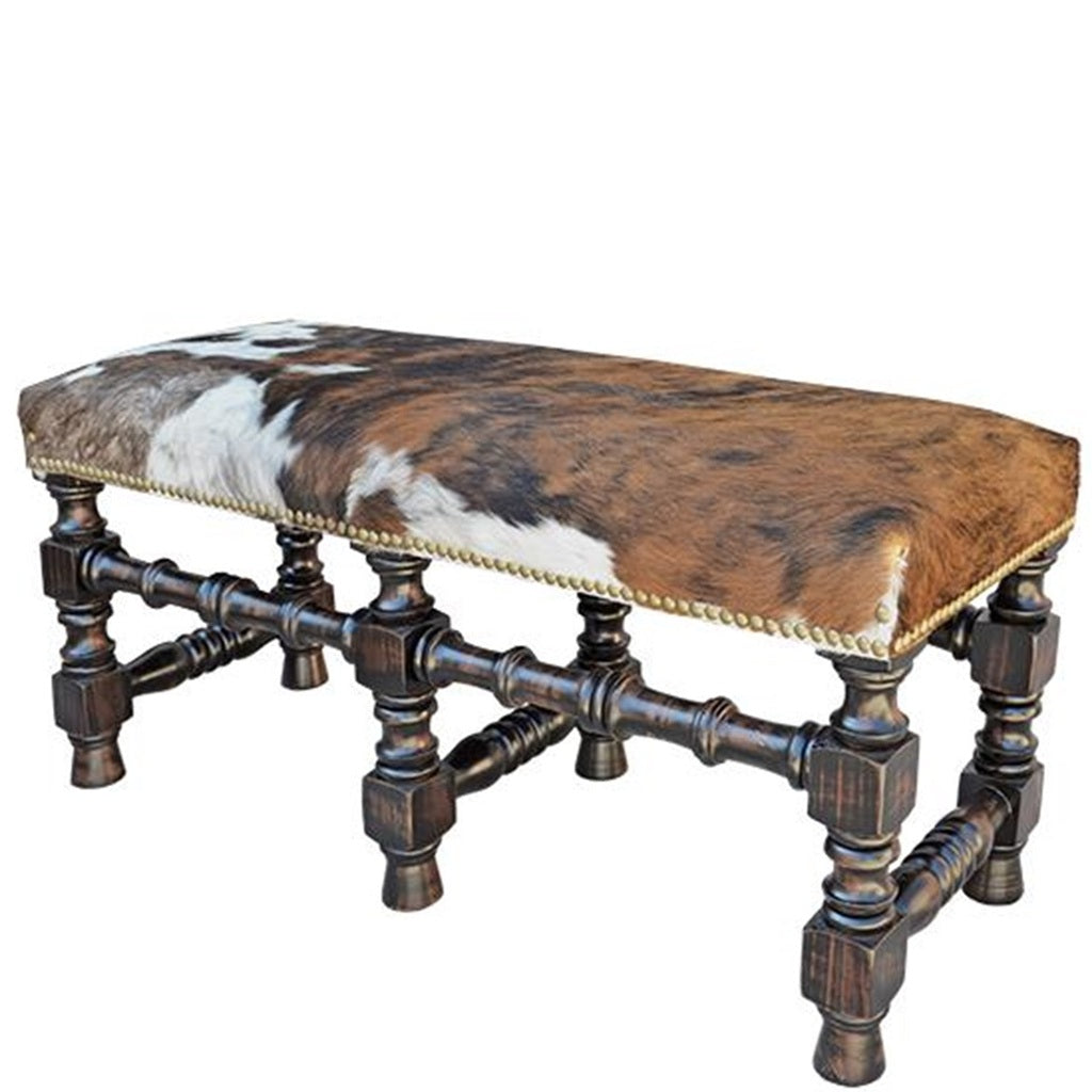 Consuelo Bench w/ Cowhide