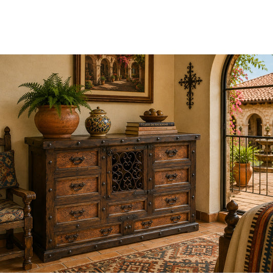 Emperador Dresser w/ Copper