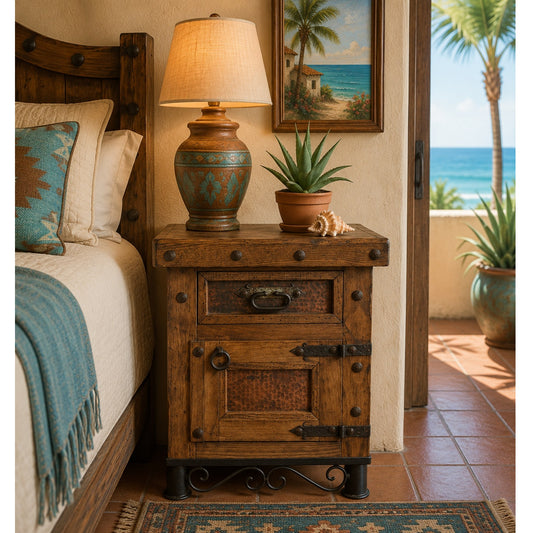 Arcon Nightstand w/ Copper