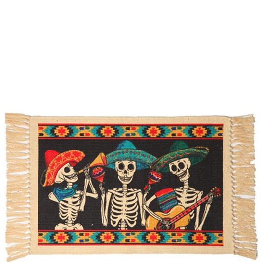Mariachi Skeletons Placemat