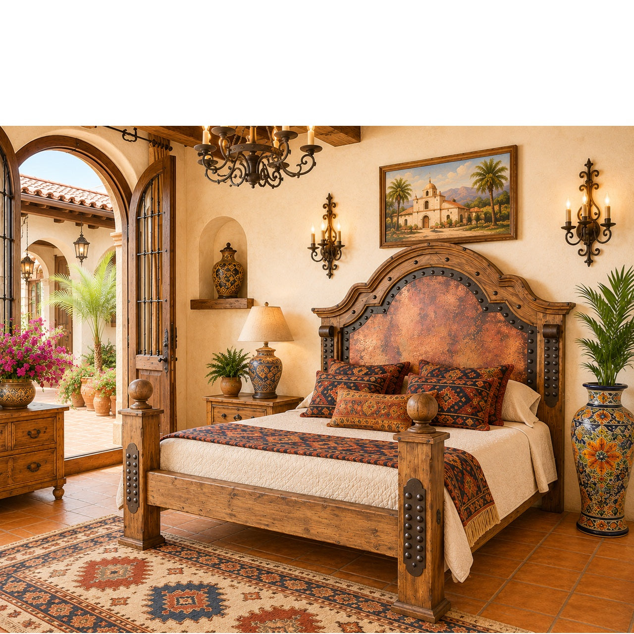 Emperador Bed w/ Copper