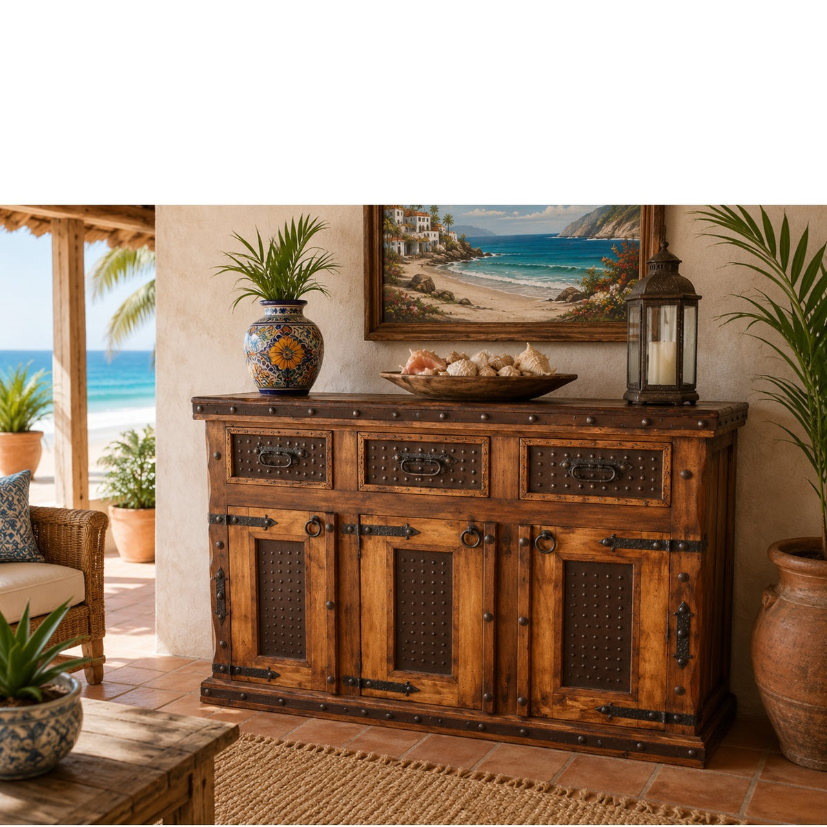 Hacienda 3 Drawer Buffet