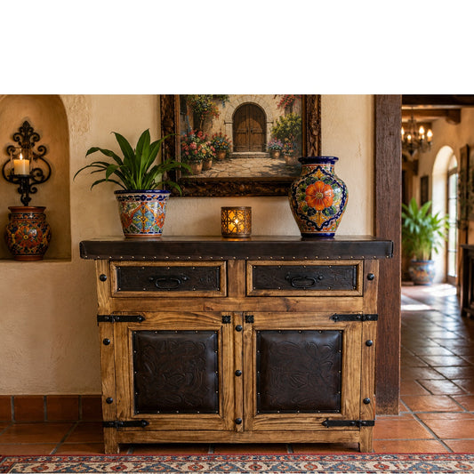 Las Palmas Buffet w/ Tooled Leather