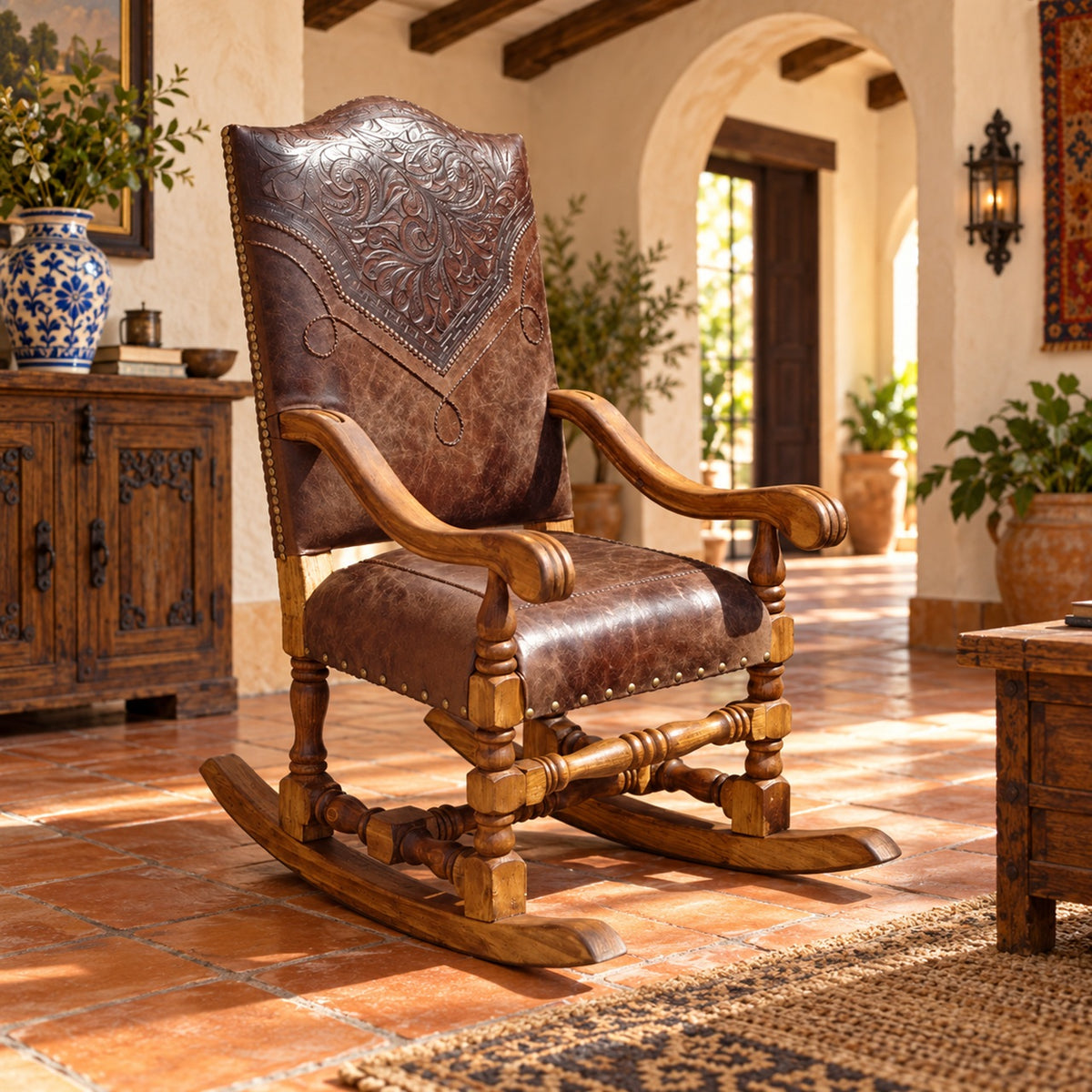 Hacienda Rocking Chair - Brown