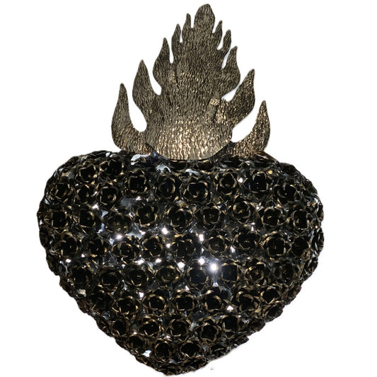 Rosas Heart Lamp - Silver