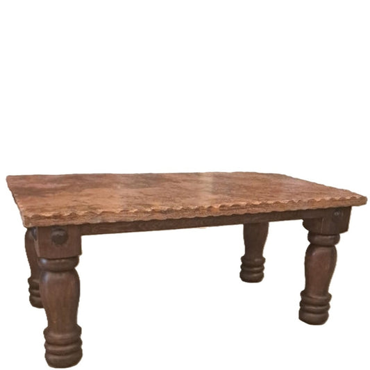 Torno Dining Table w/ Stone Top