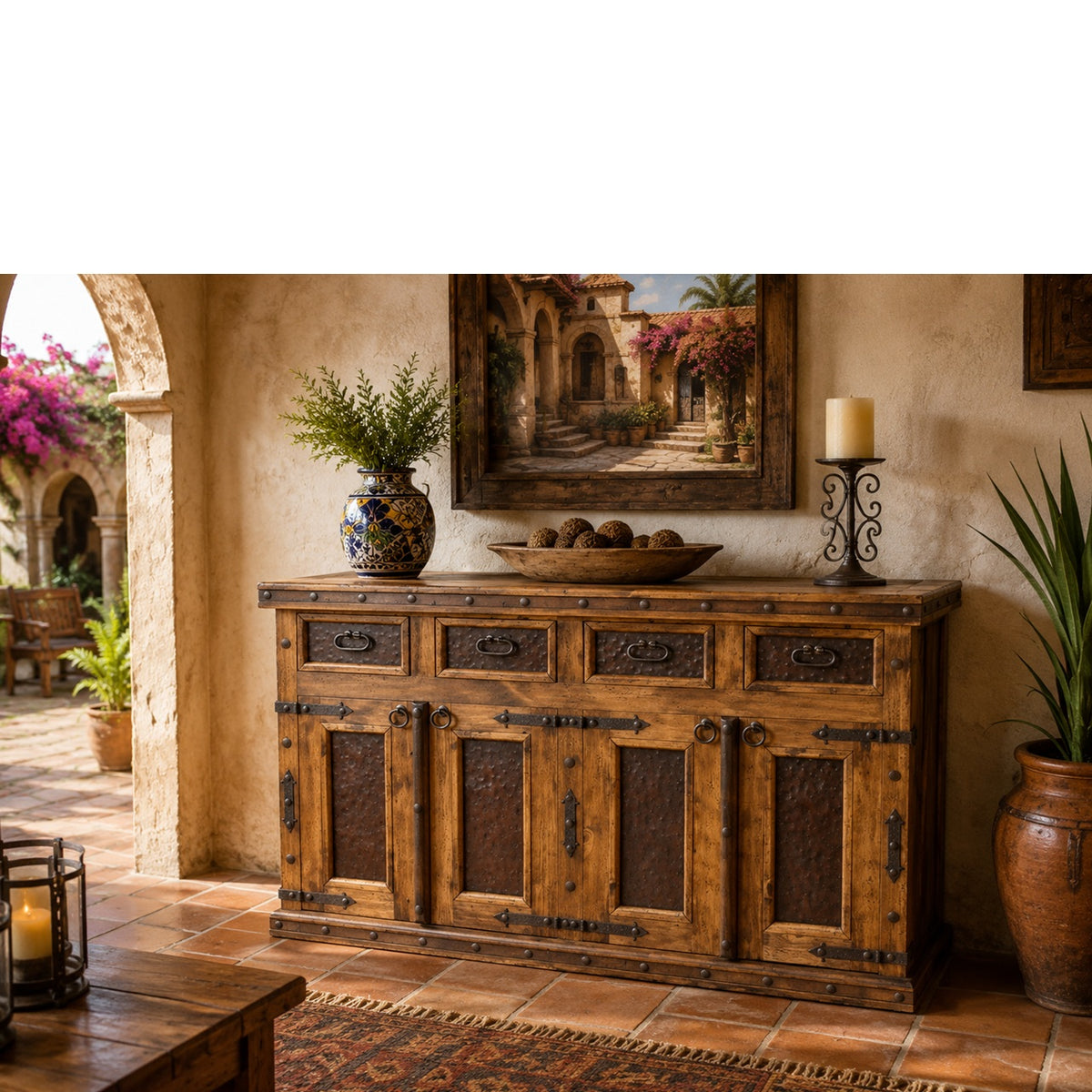 Hacienda 4 Drawer Buffet