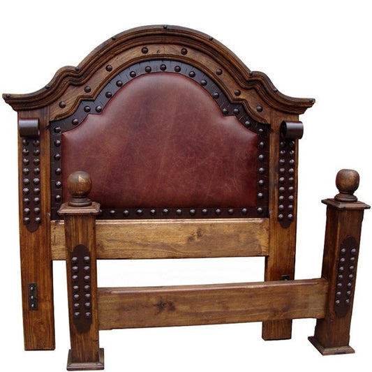 Emperador Bed w/ Leather