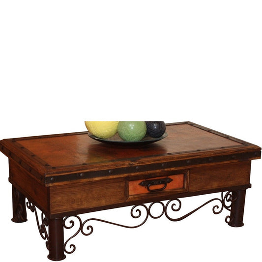 Taleo Coffee Table w/ Copper Top