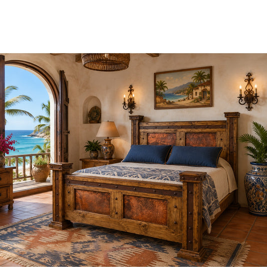 Hacienda Bed w/ Copper