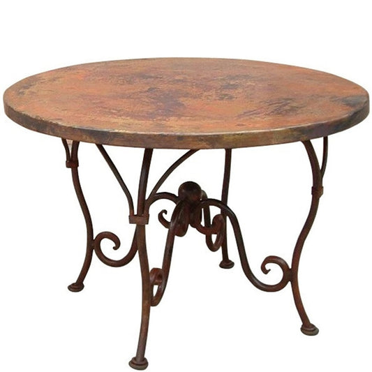 Cabo Dining Table w/ Copper Top