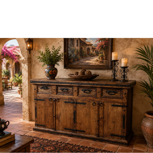 Hacienda 4 Drawer Buffet